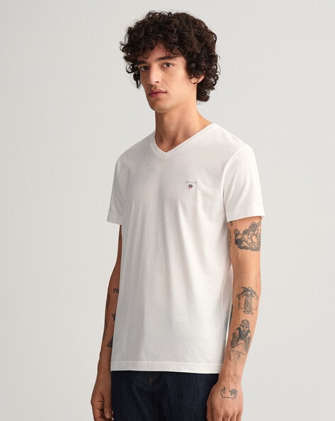 Gant t best sale shirt v neck