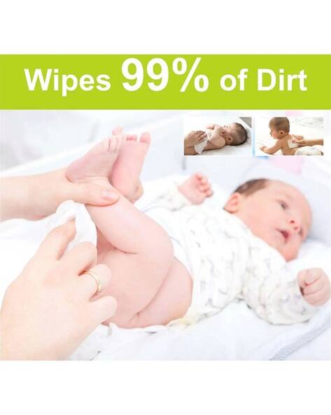 Fresh Baby Wet Wipes with Plastic Lid