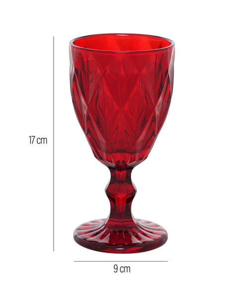 Buy Wine Glasses Set of 6 Online in India at Best Price - Modern Drinking  Glasses - Glassware - Homeware - Furniture - Wooden Street Product