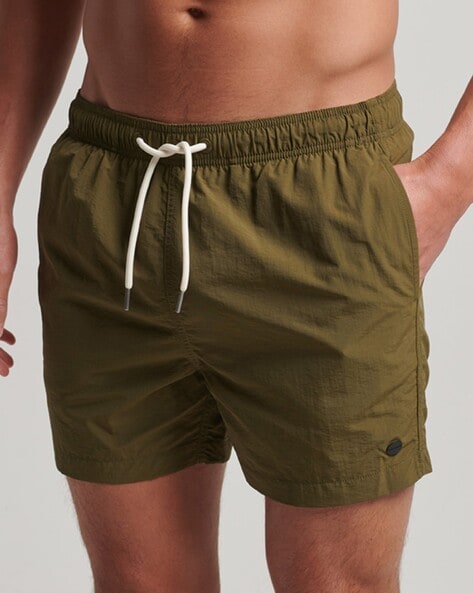 Olive store swim trunks