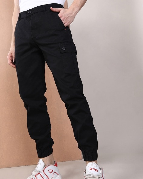 Buy The Indian Garage Co. The Indian Garage Co Men Cotton Cargos Trousers  at Redfynd