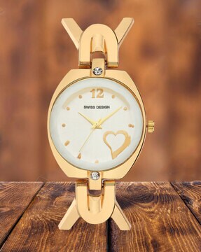 Ladies gold watch on sale design