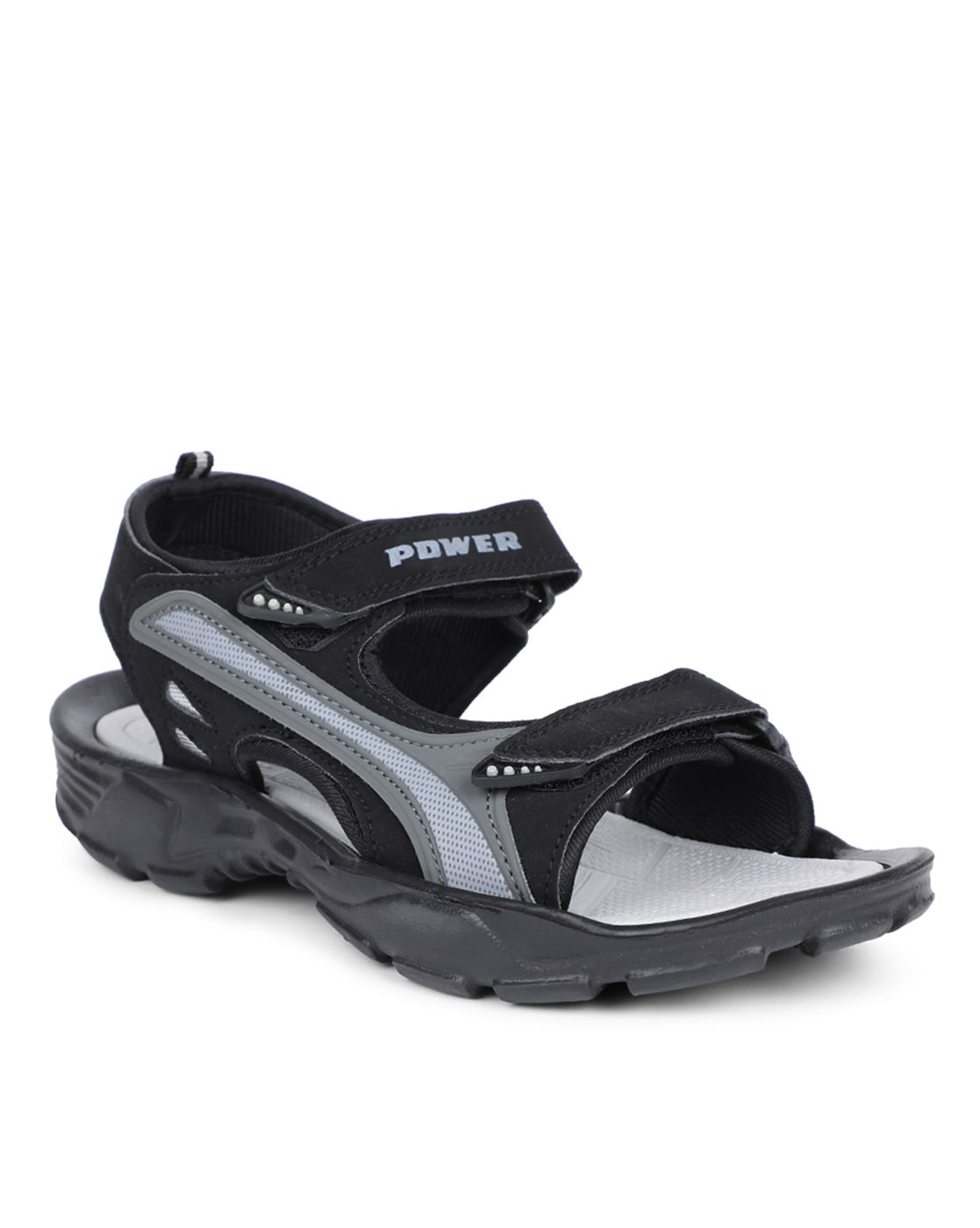 Power mens Stricker E Black Sandal - 6 UK (8616430) : Amazon.in: Fashion