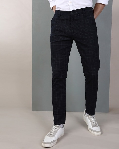Men's Semi formal Cropped Pants Business Classic Design - Temu