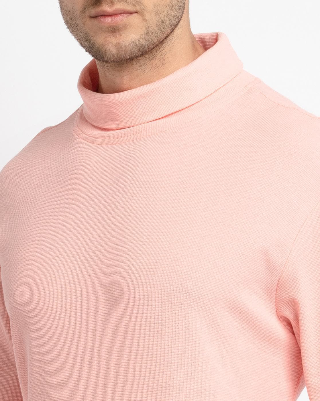 Peach clearance turtleneck top