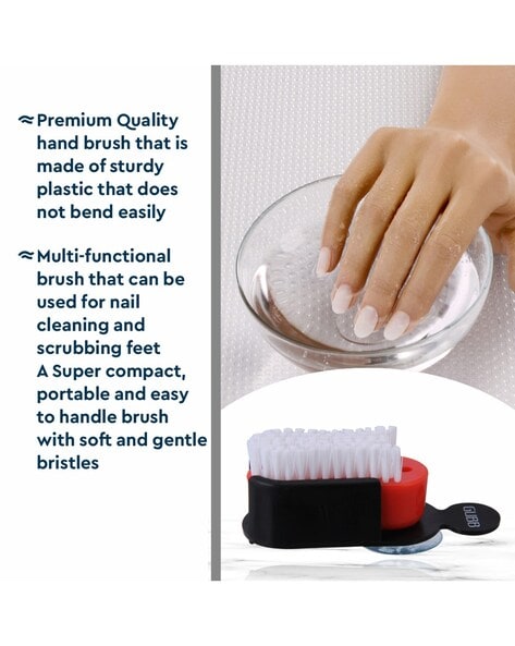 UNI5 Manicure Pedicure Nail Cleaning Brush Combo Pack Of 2 - Sams Collection