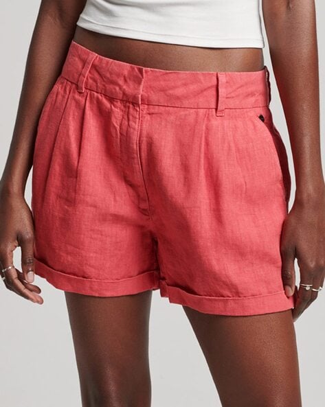 Superdry hot sale linen shorts