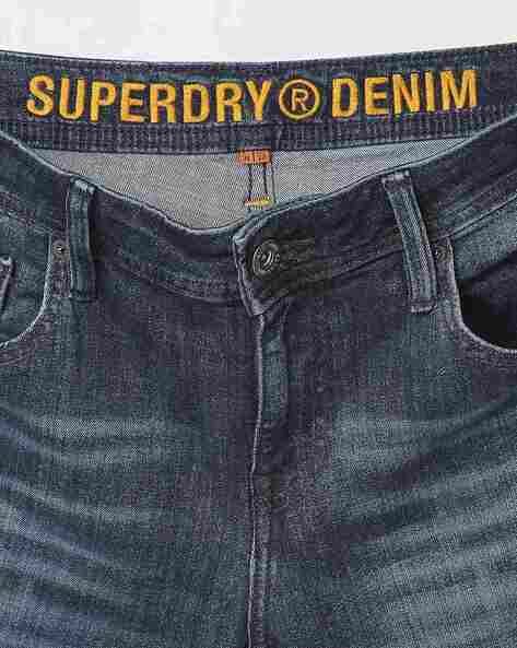 Superdry vintage copper store black denim jeans