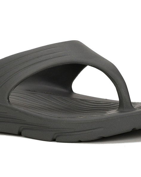 Mens gray flip on sale flops