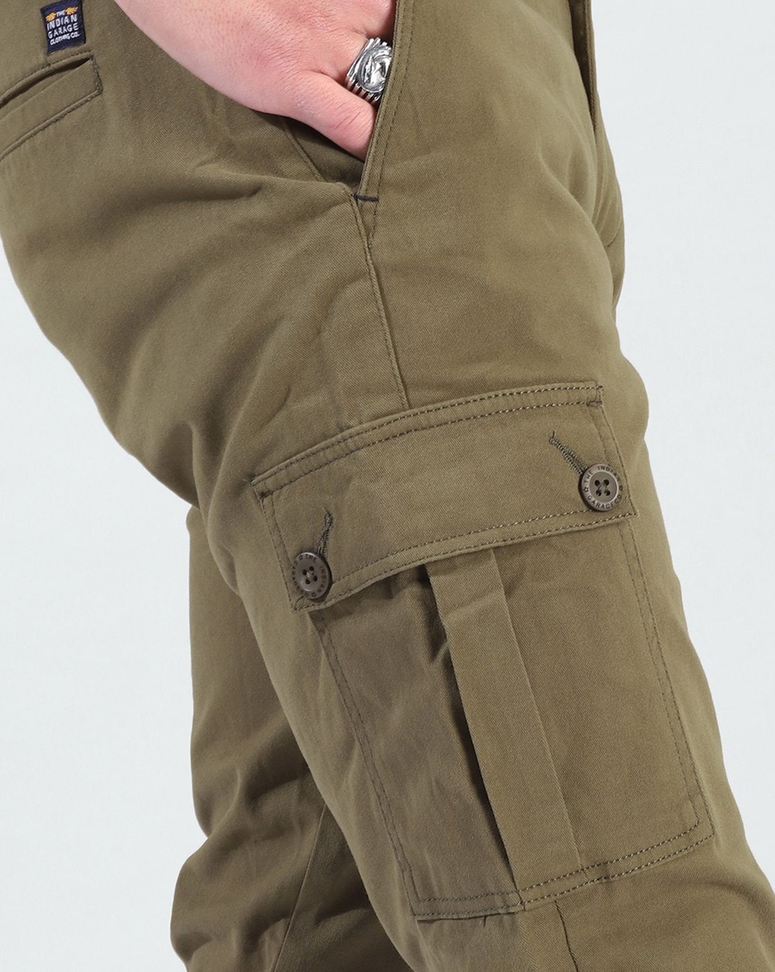 Mens Cotton Cargo Track Pant Manufacturer Supplier from Ahmedabad India