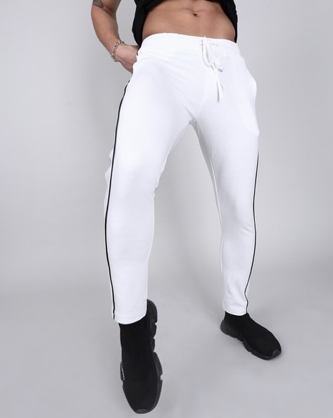 Panelled Track Pants - Black/White – N V L T Y