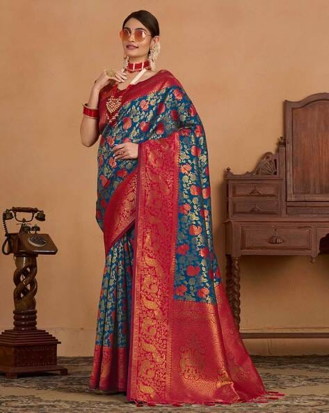 Blue Georgette Sequence Bollywood Saree Collection - Zakarto