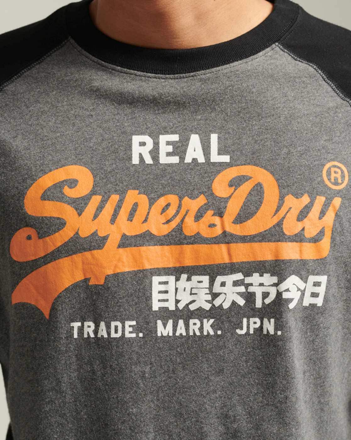 by Men Online Tshirts Buy Charcoal SUPERDRY Rich Marl for