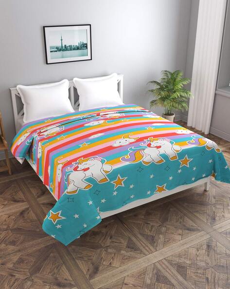 Double unicorn hotsell duvet cover