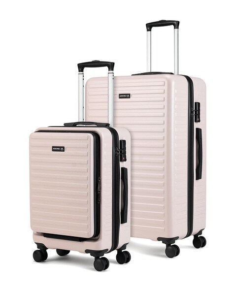 White best sale suitcase set