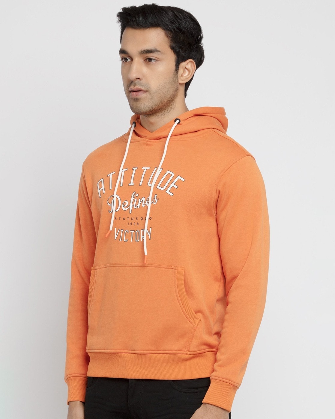 Orange name store brand hoodies