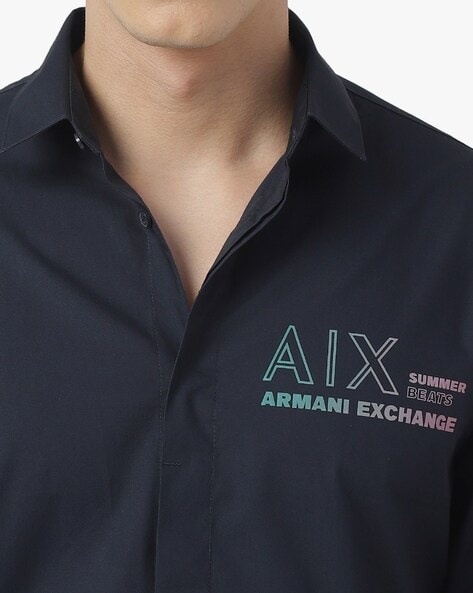 Buy Navy Shirts for Men by ARMANI EXCHANGE Online Ajio