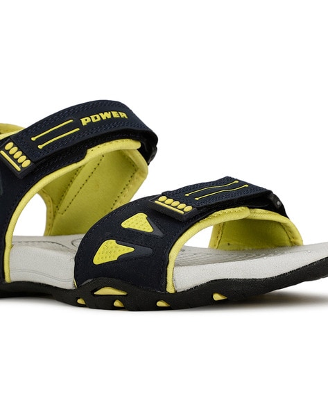 Power mens DELMAR Black Sandal - 7 UK (8616096) : Amazon.in: Fashion