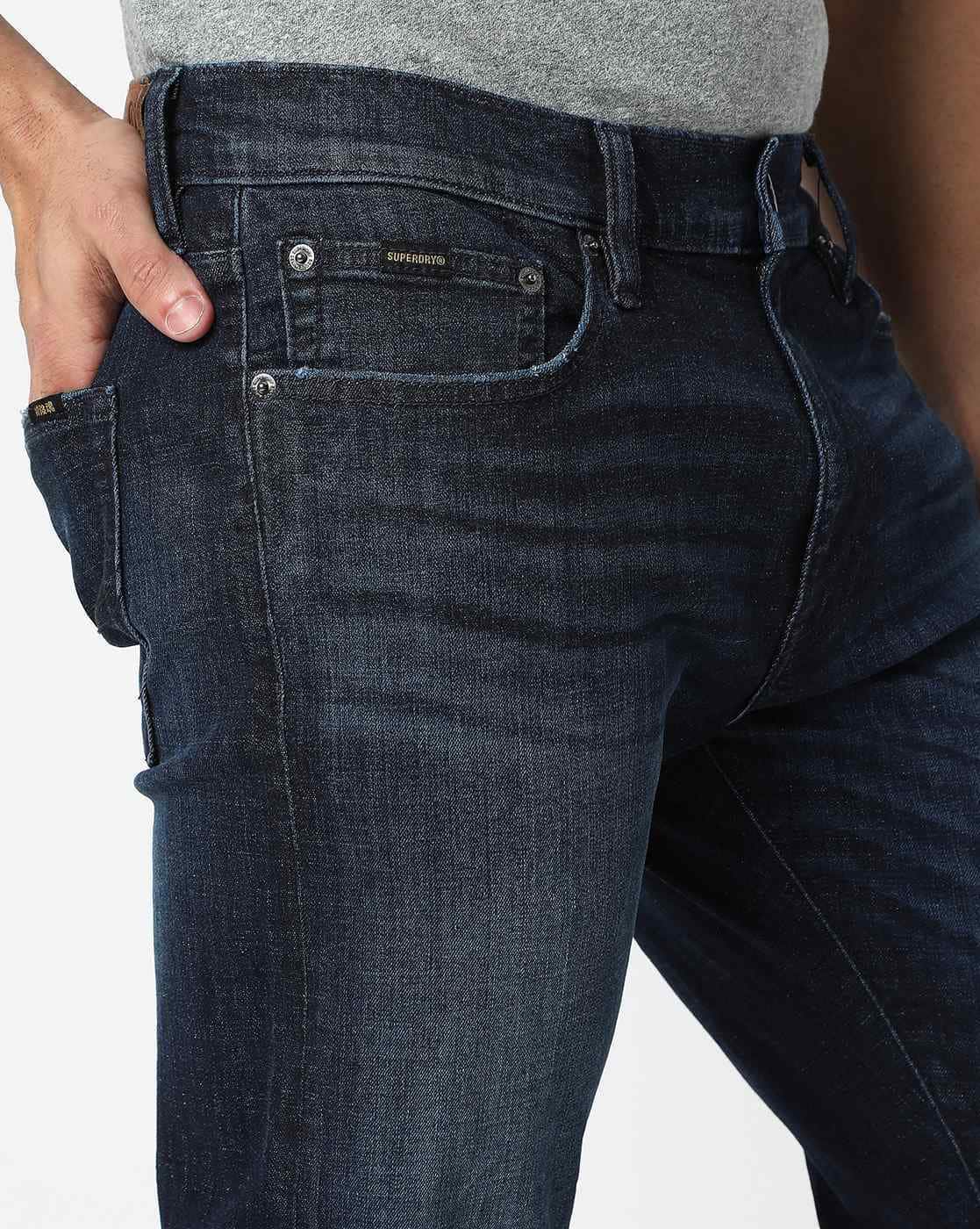 Slim Straight Jeans Superdry Stretch Jeans Buy Superdry Men Black