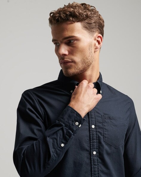 Vintage Washed Oxford Relaxed Fit Shirt