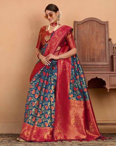 Pink Kanjivaram Silk Circular Lehenga Choli 269409