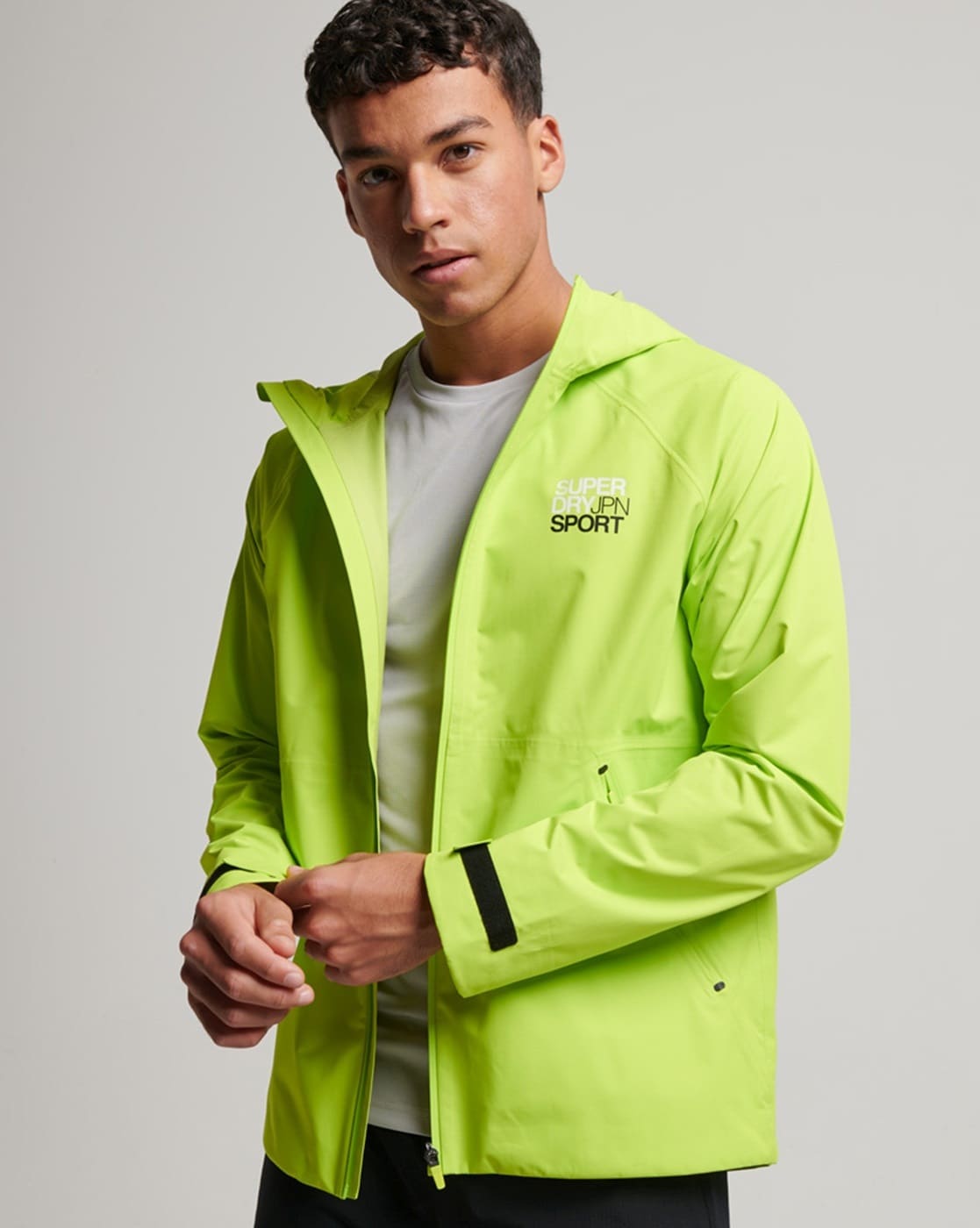 Mens green cheap waterproof jacket