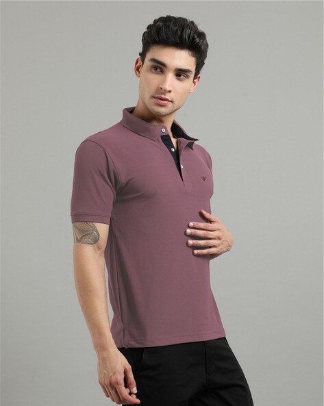 Buy Mauve Tshirts for Men by Stellers Online Ajio