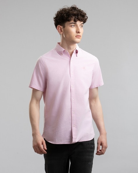 Oxford store shirt pink