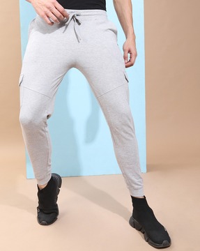 Vimal Jonney Blue & Pink Cotton Track Pants - Pack Of 2