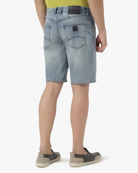 Armani jean hot sale shorts mens