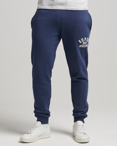 Buy Lauren Navy Track Pants for Men by SUPERDRY Online