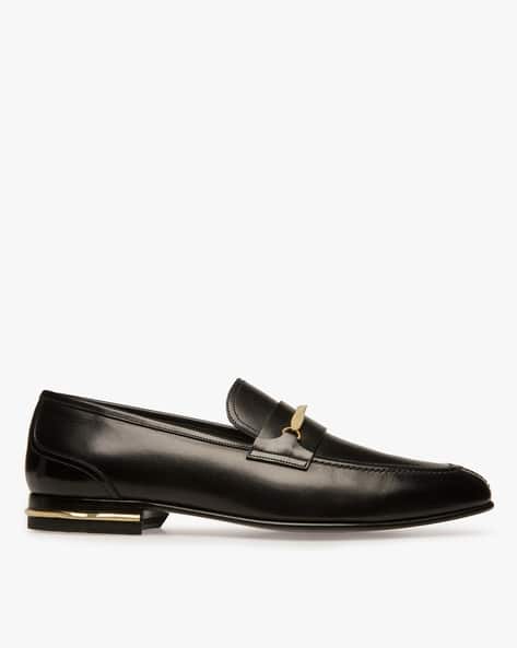 【関税込み】BALLY 'Genos' loafers Buy Black Casual Shoes for Men by Bally Online | Ajio.com