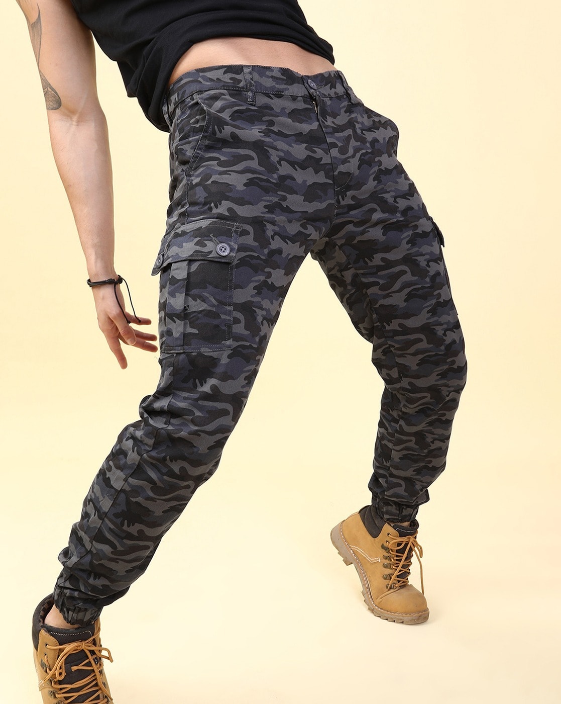 Men Stylish Combat Pants  Camouflage Print Army Trousers  Hunting Ta   Iron Red Outfitters