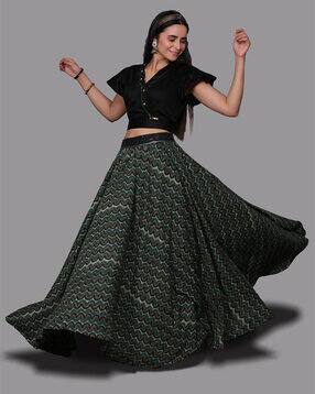kyeth Printed Skirt-Suit Set-picture-12
