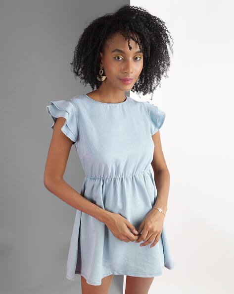 Buy Blue Dresses for Women by FREEHAND Online | Ajio.com