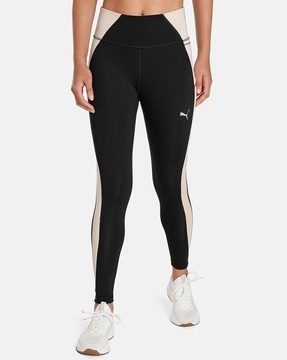 Puma cheetah print outlet side stripe t7 legging