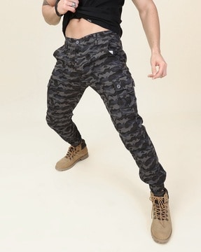 VI  THINK Stylish Army Jungle Print Cargo Pant For Boys and New Army  Design Pant For