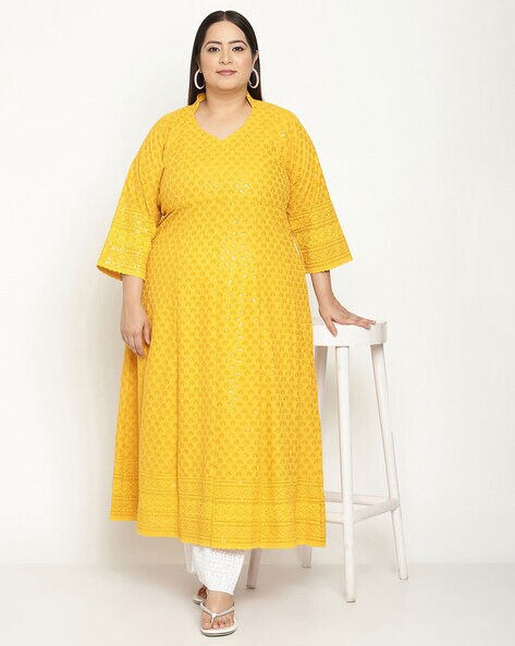Share more than 228 plus size kurtis for ladies