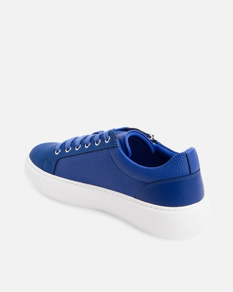 Puma blue hotsell shoes zipper