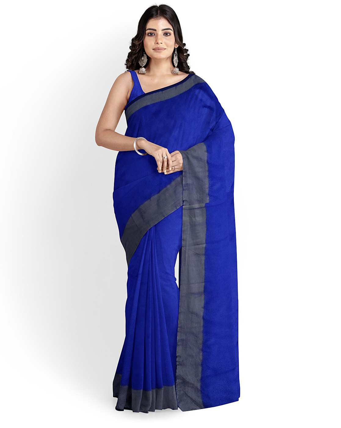 Buy Blue Sarees for Women by Florence Online | Ajio.com