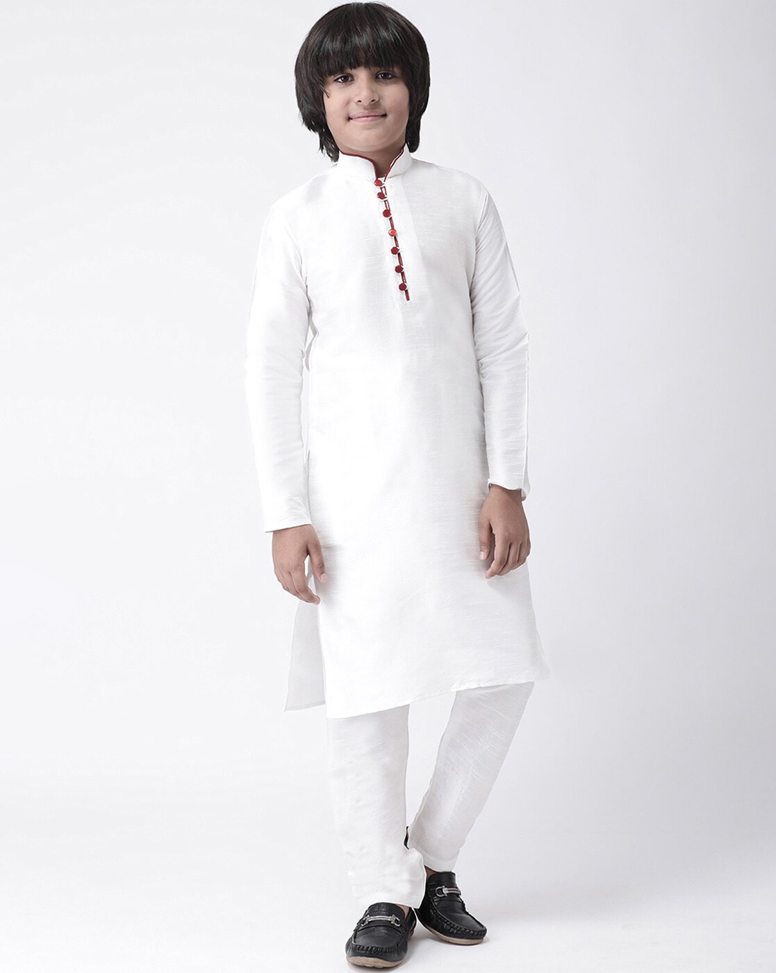 White kurta pajama for 10 year old boy hot sale