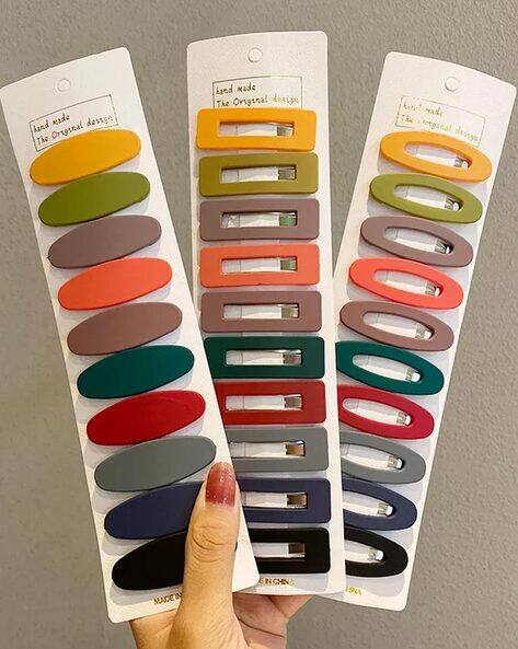 Pinapes Set of 30 Tic-Tac Hair Clips