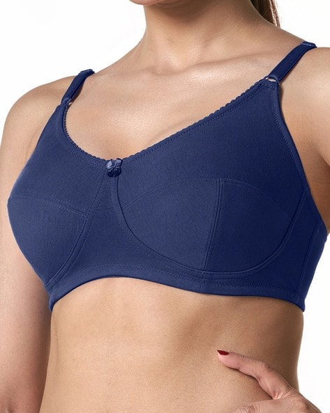 Buy Full Coverage Nursing Bra - Navy Blue