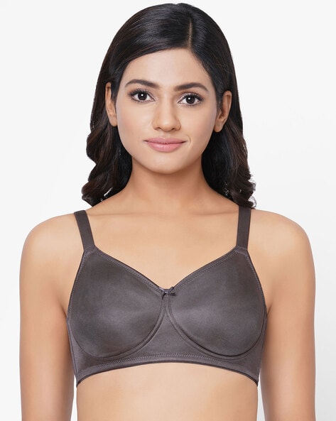 Buy Wacoal Padded Non Wired Full Coverage T-Shirt Bra - Black at Rs.3199  online