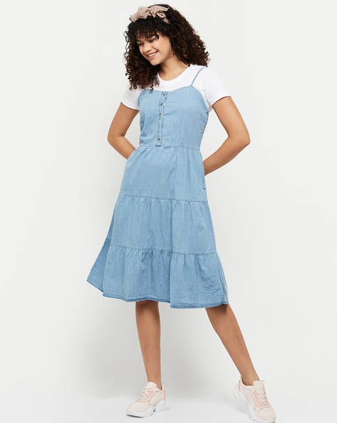 Pinafore Dresses - Buy Pinafore Dresses Online Starting at Just ₹299 |  Meesho