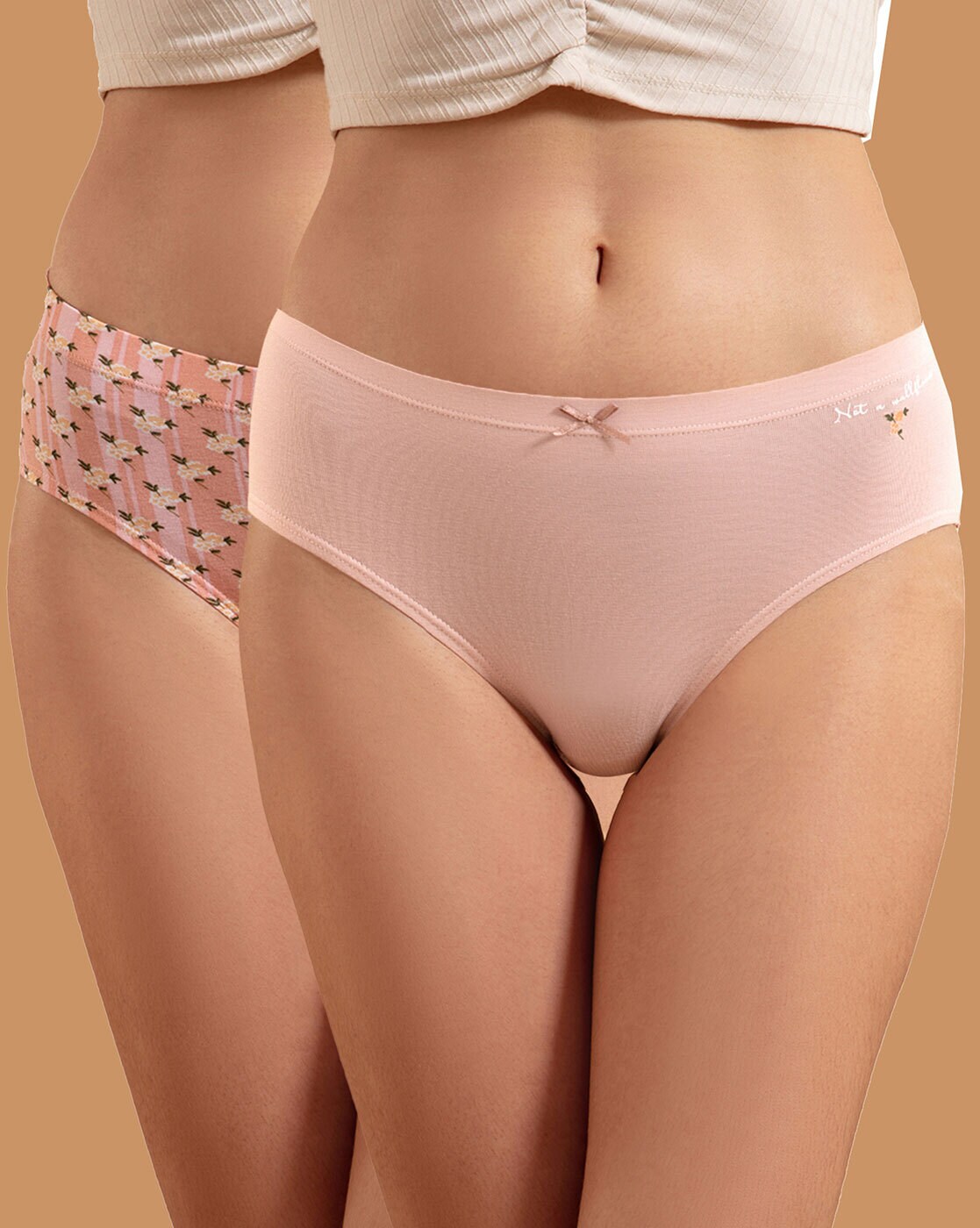 Plain Knoppers Women Bikini Cotton Dark Pink Panty XL Size at Rs 210/piece  in Delhi