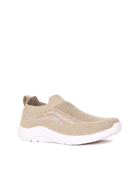 Buy PRINTED BEIGE SOLID SPORT SHOES for Women Online in India