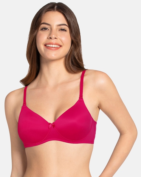 Amante T-shirt Bra with Bow Applique