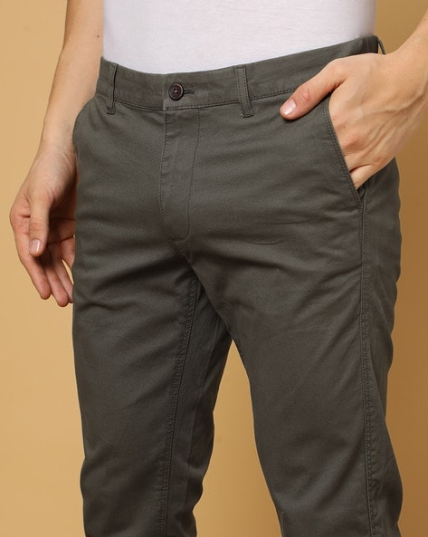 Frontwalk Slim Fit Trousers Skinny Stretchy India