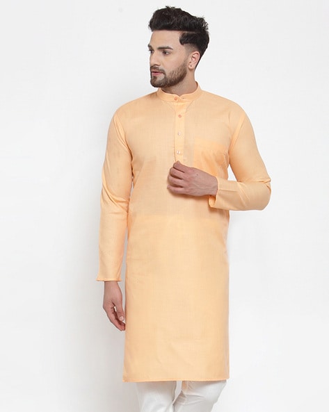 Jompers Solid Long Kurta